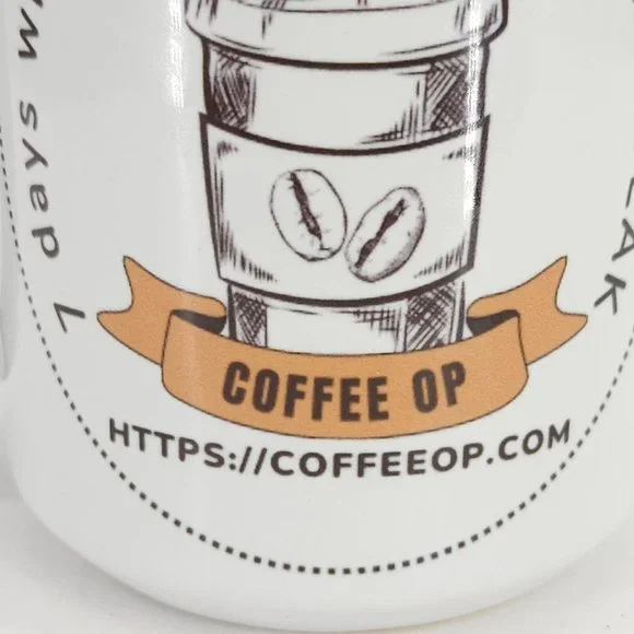 Coffee Op Exquisite 15 oz Coffee Mug Premium Porcelain + Free Gourmet coffee - Picture 13 of 16